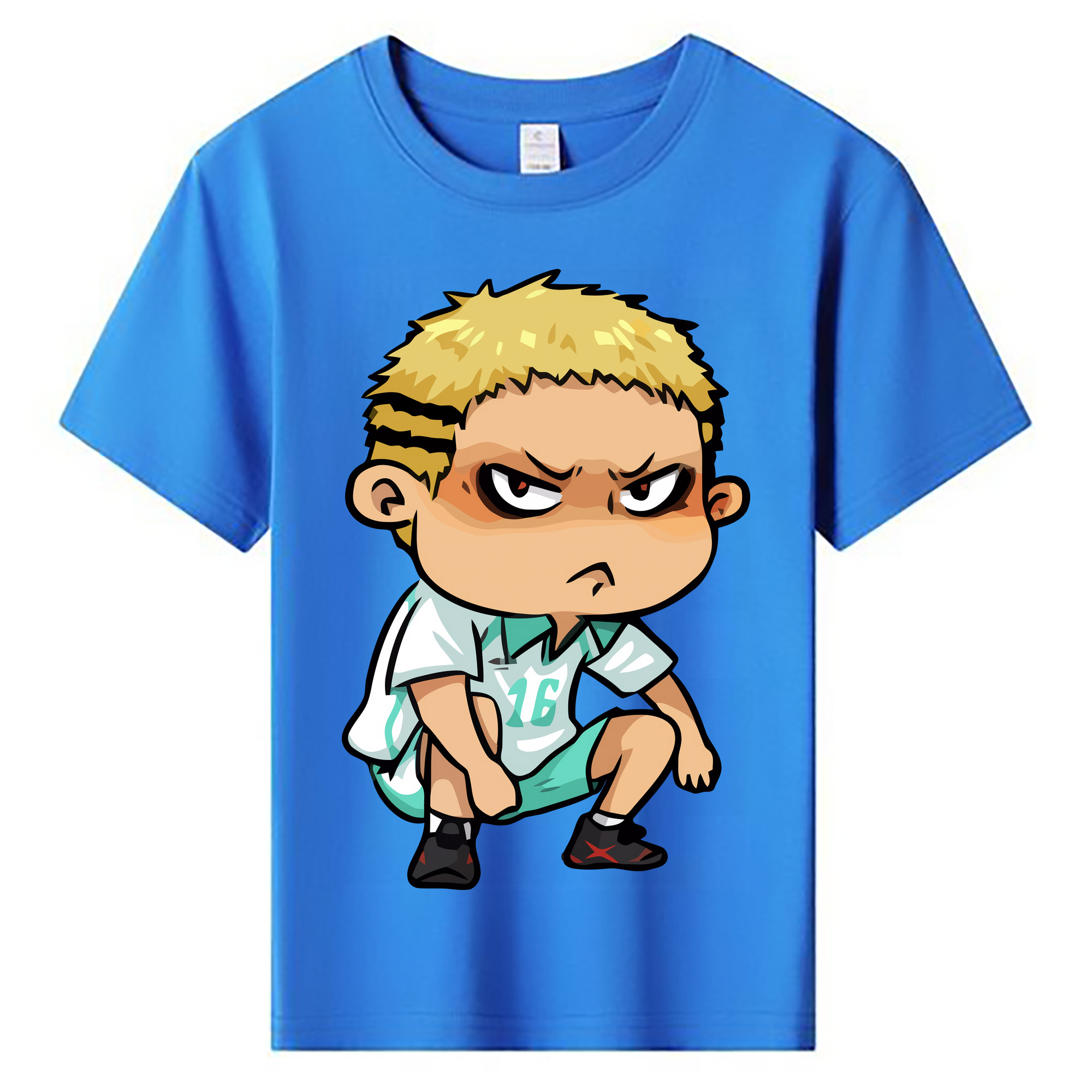 （画像用） ハイキュー!! Haikyu!! 綿100％キッズTシャツ（フロントプリント）
